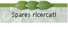 Spares ricercati
