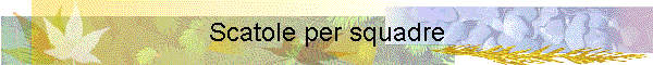 Scatole per squadre