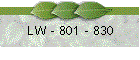 LW - 801 - 830